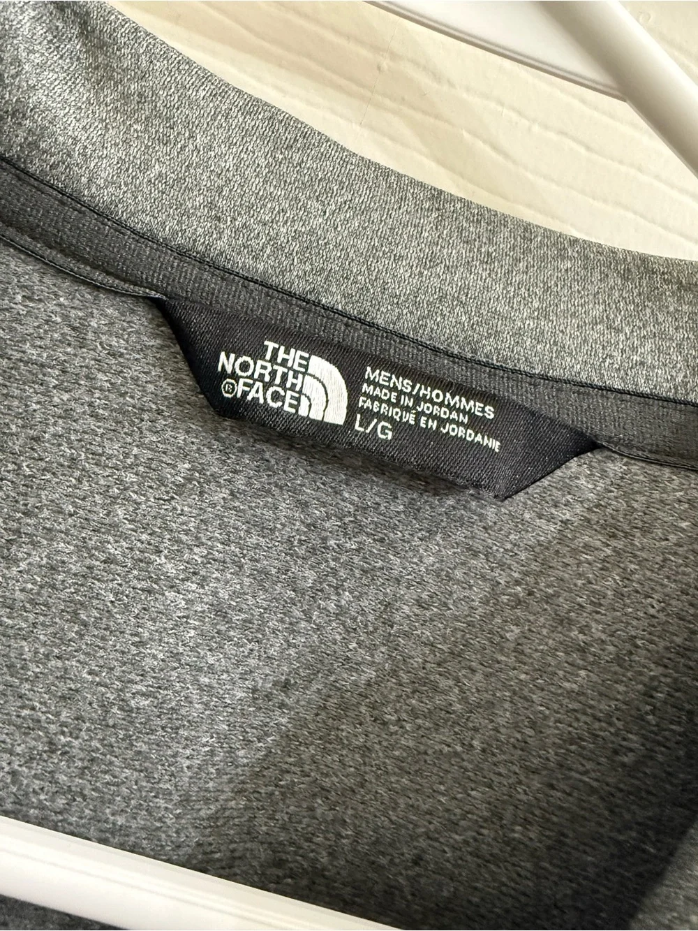 The North Face Men's Charcoal Grey Zip-Up Jacket